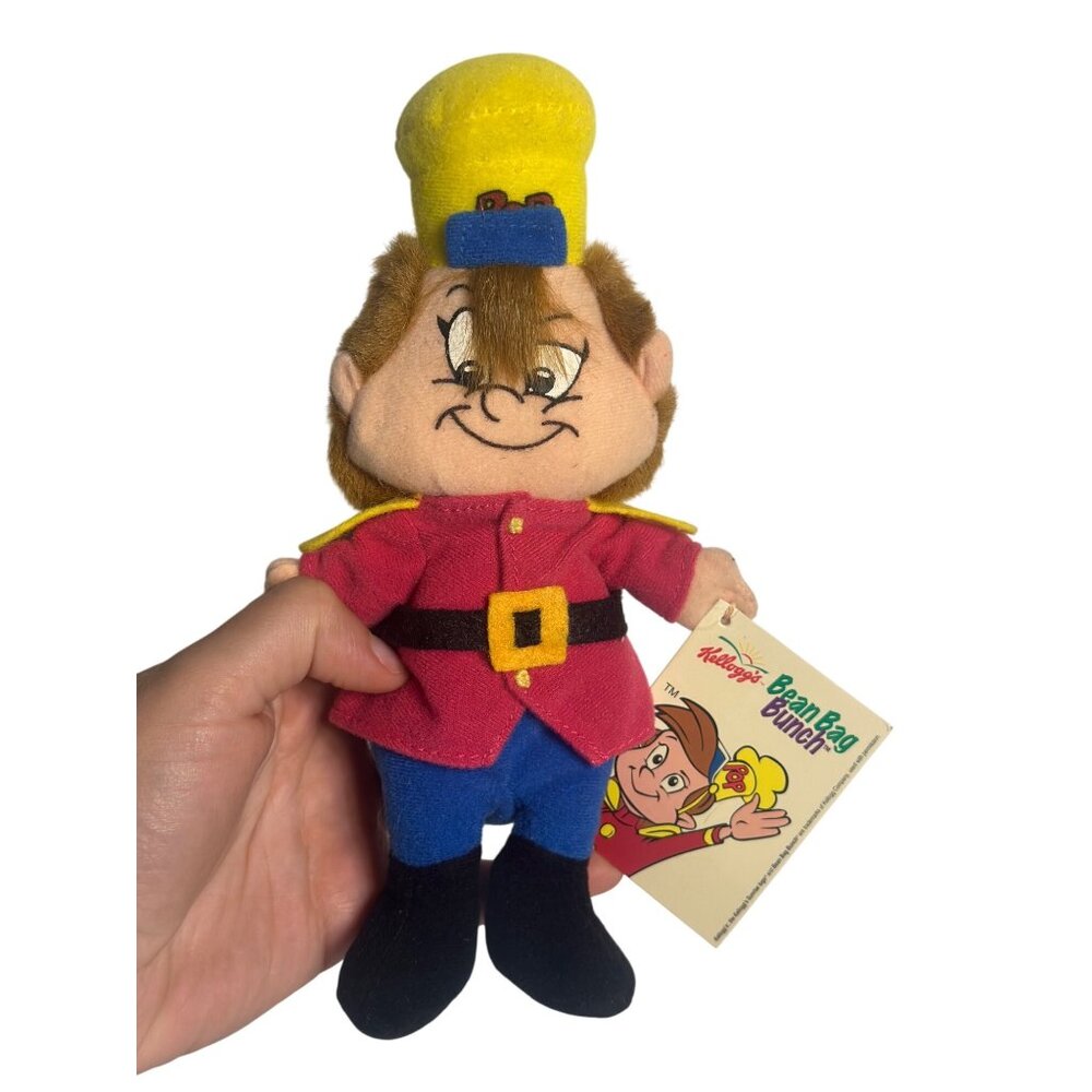 VTG Kellogg’s Pop Plush Bean Bag Toy 1997 Rice Krispies‎ Mascot Snap Crackle Pop